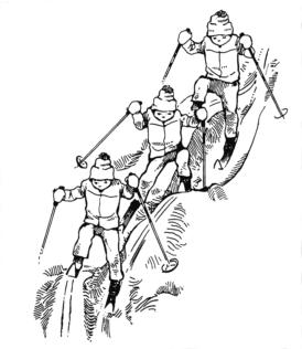 ICC REFERENCE MATERIAL Teaching Cross-Country Skiing Figure 4.6 Bicycle Dips 4.1.