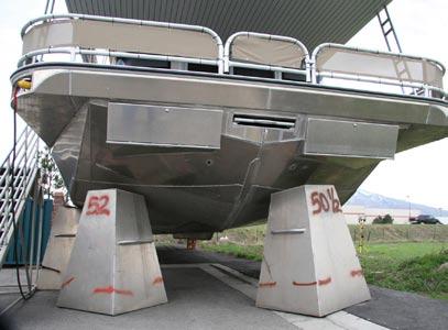 Hulls should be inspected; all motors, intakes and any