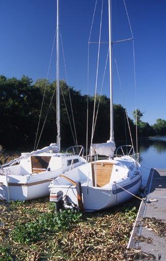 Sailboats 1. After completing the basic checklist, completely drain and dry all water systems that use lake water, including your air conditioning, personal sanitation, and washdown systems.