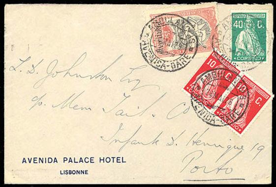 Portugal 1928 15c Olympic Postal Tax stamp, Sc.