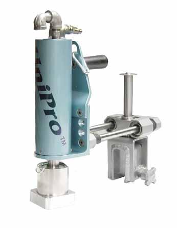 Standard UniPro Pneumatic Actuator for Plug Type Angle Valves The Standard UniPro Pneumatic Actuator can accommodate plug-type angle valves on virtually any
