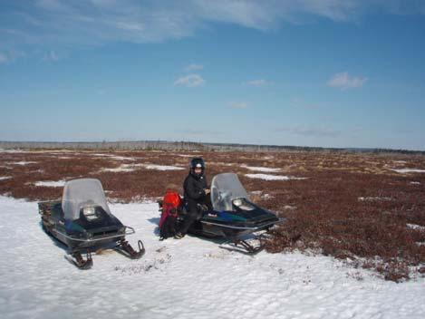 Winter Field Work Funds from the Harris Centre Applied Research Grant were used to cover accommodation costs and partial field expenses (vehicle rental costs).
