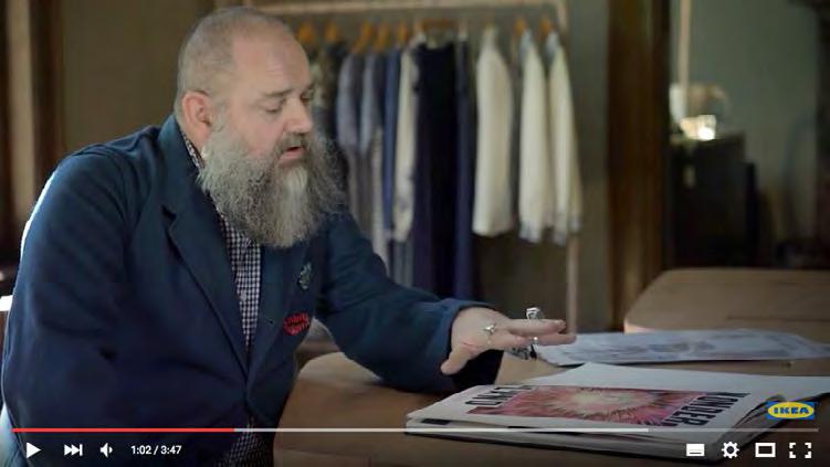 3 Filmed at his studio in Antwerp, Walter discusses the journey he went on to create the GLÖDANDE collection.