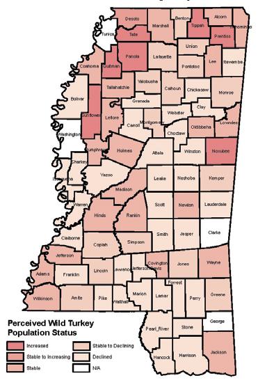 SECTION III CHALLENGES TO WILD TURKEYS IN MISSISSIPPI PREDATION MANAGEMENT RECOMMENDATIONS Following open discussion on the challenges facing wild turkeys, the Trapper and Predator Management focus