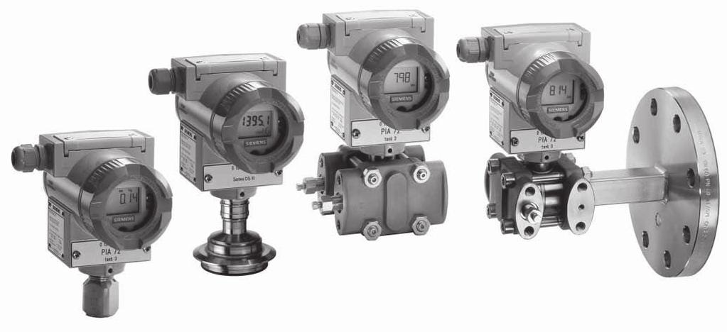 Siemens AG 007 Transmitters for gage, absolute and differential pressure, flow and level DS III series Technical description Overview SITRANS P pressure transmitters, DS III series, are digital