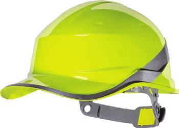 0121 521 1400 Quartz Up III Ventilated Safety Helmet UV-resistant high density polypropylene (PP) safety helmet. Polyamide cradle: 3 textile bands with 8 fixing points. Foam sweat band.