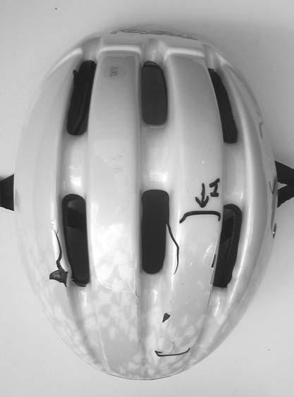 equivalent impact velocity was greater than 20 km/h. However Australian helmets in 1991 differ radically (some had thick, hard shells, while some with soft shells fractured) from those of 2003.