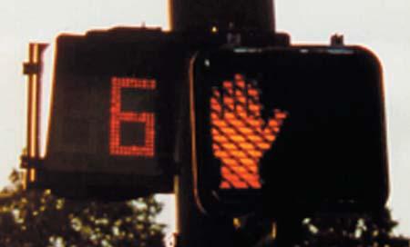 Countdown signals help pedestrians know how much time they have left to cross an intersection. 4.