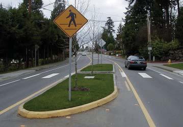 This introduces a third signal phase that generally increases delay for motorists and pedestrians.
