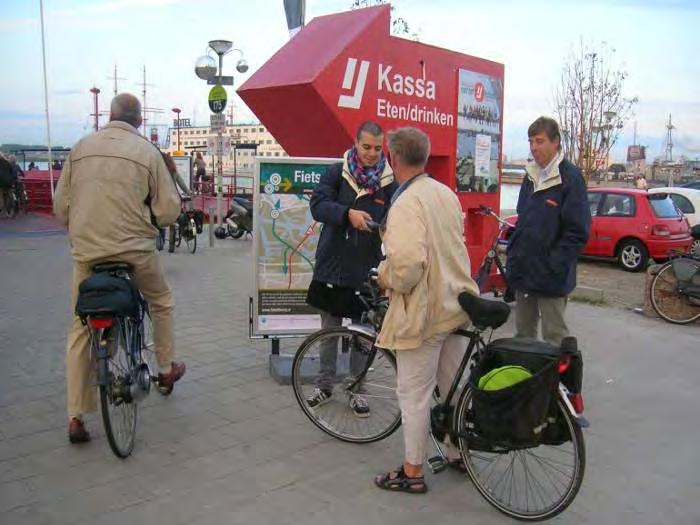 Result: pilot rewarding cyclists IN rush hour Rewarding commuters during 1 week in 2008 5,- per day (DKK 40,-) Communication: employers and companies free publicity radio, TV How: submitting via