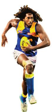 MANY CULTURES ONE GAME West Coast ruckman NIC NAITANUI is one of 11 Australia Post AFL multicultural ambassadors.