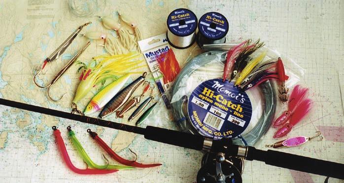 HI-LINER Fishing Gear & Tackle Momoi Monofilament Line Mustad Feathers Norwegian Jiggers Cod Candy Cod Worms Storm Wildeye Hair Squid Jigs Deadly