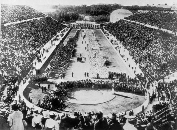 First Modern Olympic Games Held in Athens, Greece in 1896.