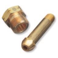 2-1/2 Long w/cv CGA-590 15-9 Nipple Brass, 1/2-27, 3 Long CGA-590 15-5 Nipple Brass, 1/2-27, 4 Long CGA-590 15-11 Nipple Brass, 1/4 NPT, 4-1/2 Long CGA-590 15-8M1 Nipple Recessed For 1/4 OD Tube