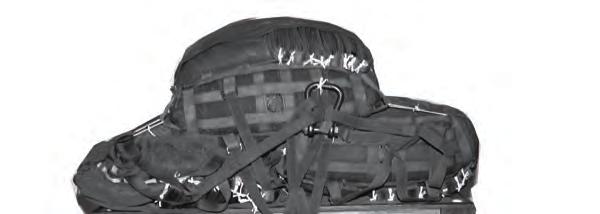 Chapter 5 3 2 4 5 3 3 1 1 Set two parachutes side by side on the load with the riser compartments down and the bridles toward the rear of the platform.