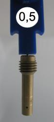 Idle Emulsion Tube (stamped): 45 Venturi insert (stamped): 12.