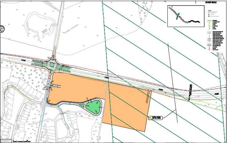 10 Figure 2-6 Westbound bus lanes, north verge cycleways and The Gog Farm Shop junction changes A new Park and Ride site to the south of A1307 either west OR east of A11 junction in addition to the