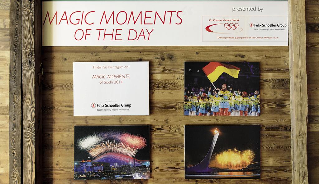 The day s magic moments captured on our Wall of Fame in the German House. PLEASING.