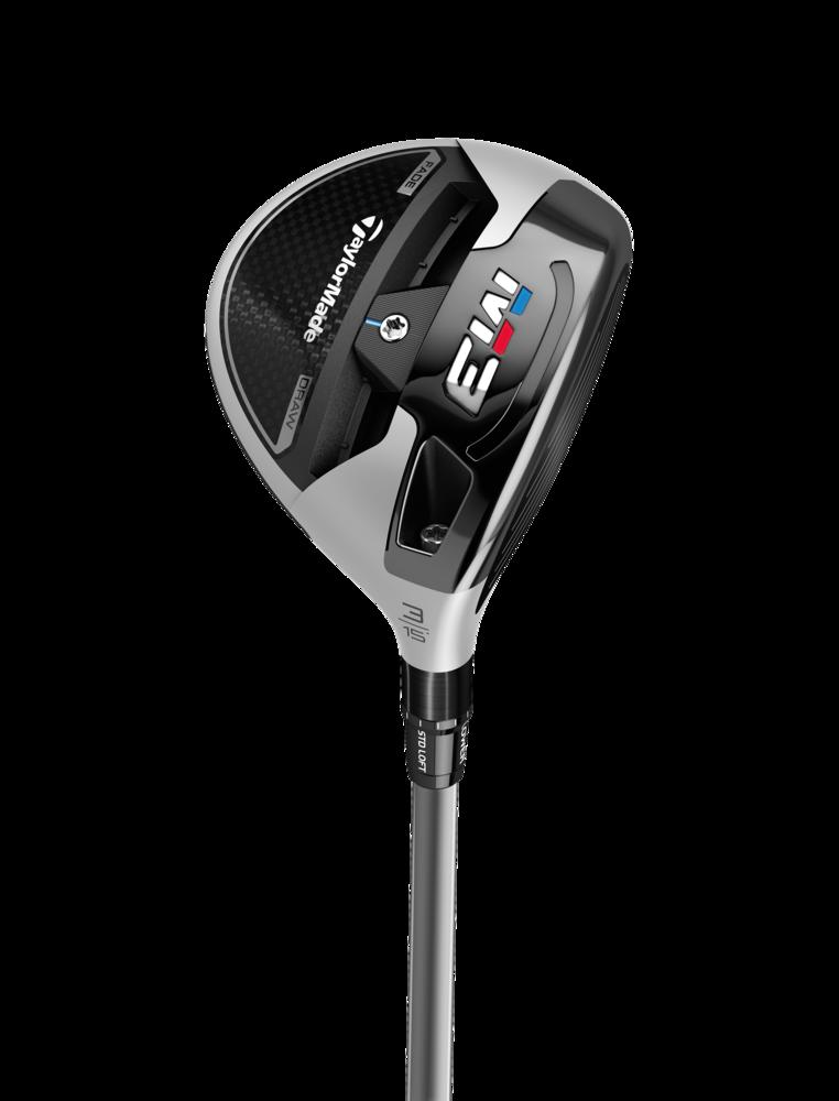 Similar to the M3 driver, the M3 fairway also utilizes an ultra-thin, ultra-light crown and sole panel. The combination of the composite panels saves up to 8g over a similarly shaped metal fairway.