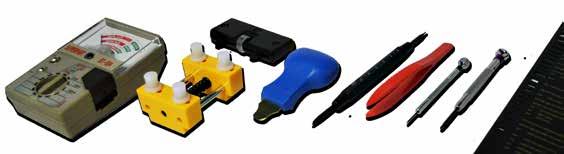 opener, Spring bar tool, Plastic tweezers, 1.0mm Flat head screwdriver, 1.