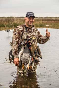 The hunting is over decoys and every hunter is accompanied with a trained guide.