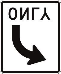 Right side road intersection ahead T intersection ahead Y intersection ahead This