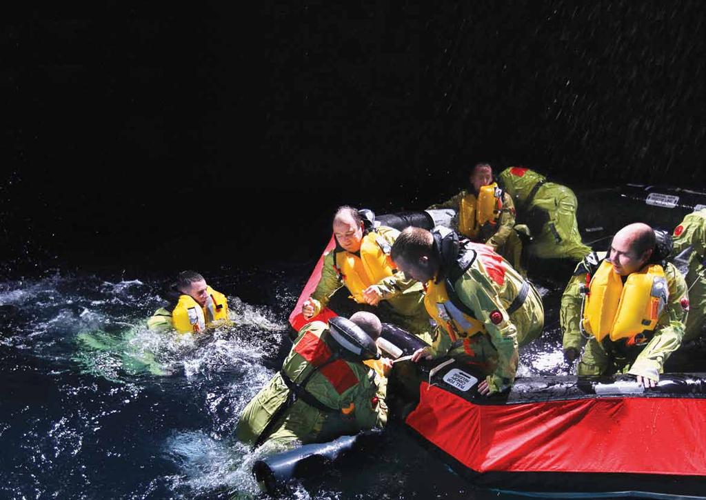THE SAR RAFT When an aircraft ditches and the crew and passengers have a matter of seconds to make a decision, it is crucial they are equipped with the very best in lifesaving equipment.