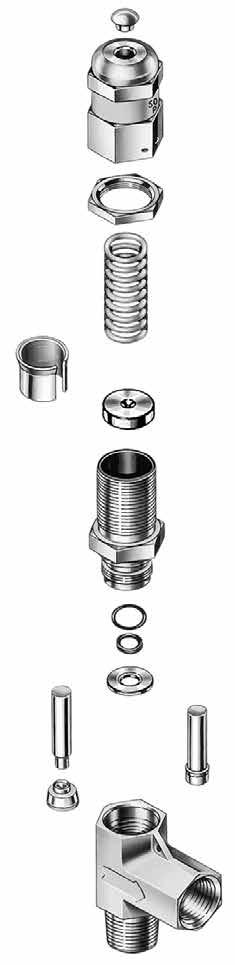 SS/A479 3 Label Polyester 4 Lock nut, powdered metal 300 series SS/B783;, 316 SS/A276 5 Spring S17700 SS/AMS 5678 6 Sleeve
