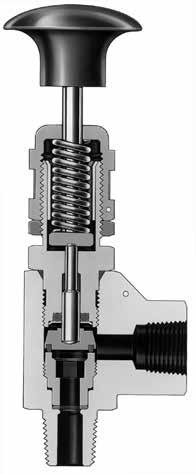 8 Check Valves and Relief Valves Options and Accessories Manual Override Handles A manual override handle opens the valve without changing the set pressure.