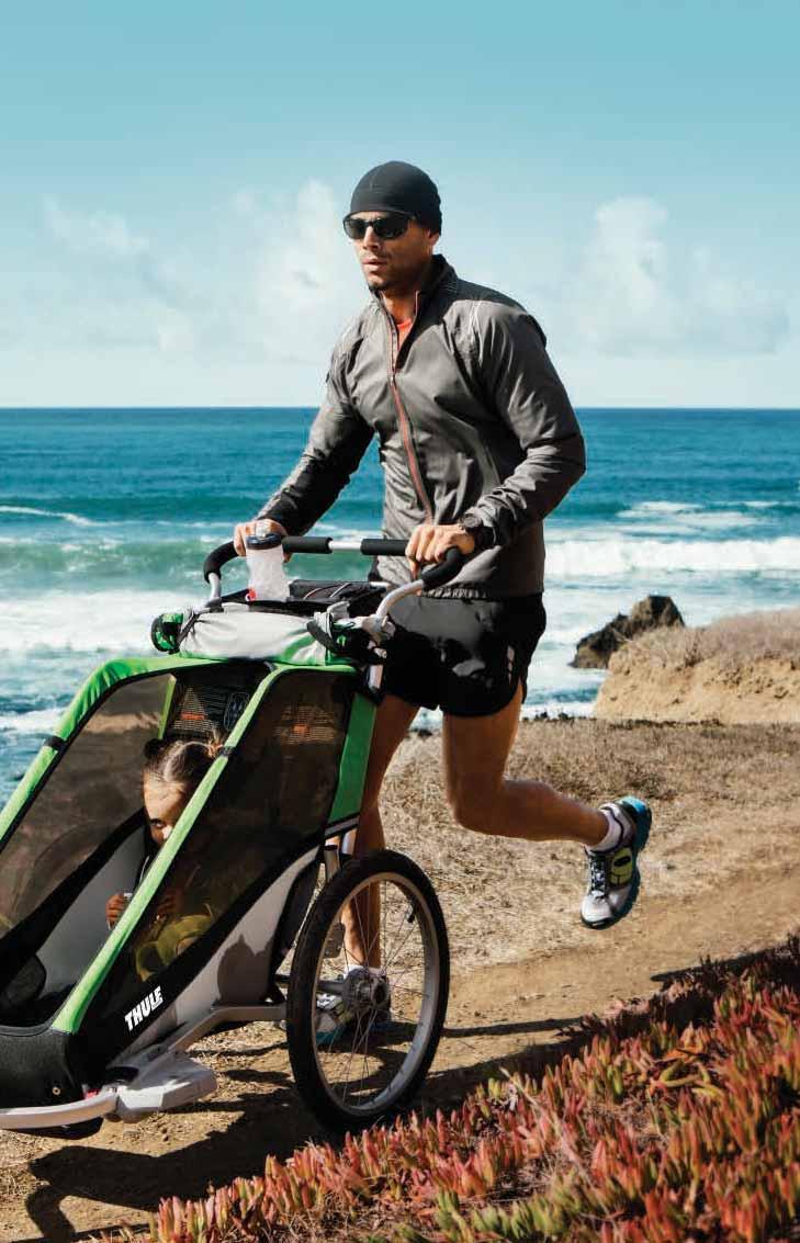 Thule Chariot Cheetah is the lightweight performer,
