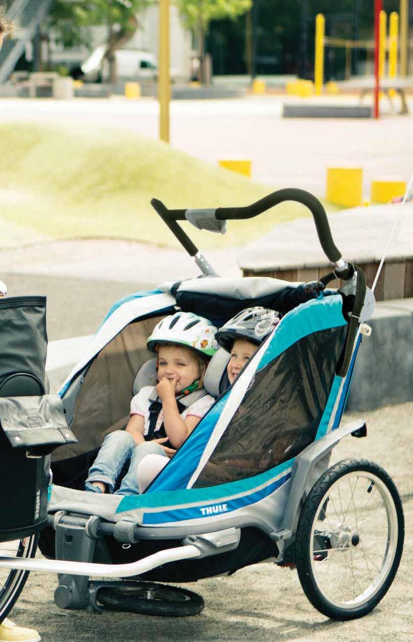 Thule Chariot Chinook is the only stroller a busy family needs.