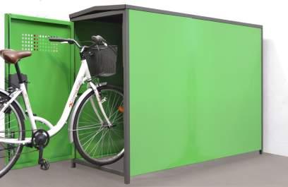 BICYCLE PARKING BOX S072 The BOX is a new bicycle parking, for public and private