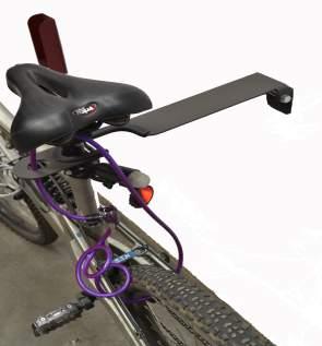 The user must carry a rigid padlock to secure the bicycle.