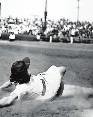An All- American Girls Professional Baseball game in 1947 The first season was a great success.