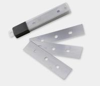 14.00 SCF-102 angled scraper with 4" double-edged blade blade