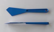 squeegee and hard card, can be cut to any length or