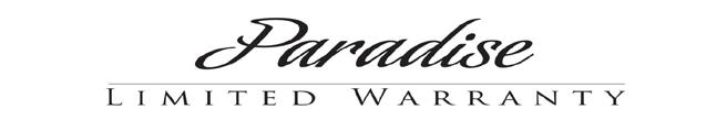 Watkins Manufacturing Corporation ( Watkins ) warrants to the original consumer purchaser ( you ) the following about your new Paradise Series spa, when purchased from an authorized dealer/service