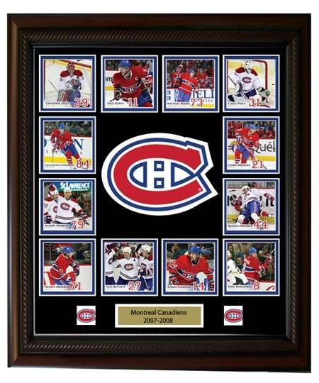 (11485) (#73-715) MONTREAL CANADIENS UNSIGNED VIRTUAL LOGO PRINT -