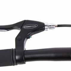 Make sure that the brake lever no longer travels all the way back to the handlebars.