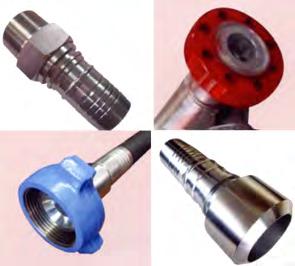 Connectors and Fittings JGB offers a wide selection of fitting termination ends for rotary drilling applications.
