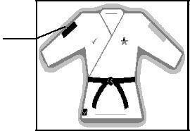 THE COMPETITOR s UNIFORM 4.4 All competitors must wear a clean, white Karate-Gi. 4.5 A national country badge is permitted (maximum 10 square centimeters), a federation logo on the left side of the chest (Fig.