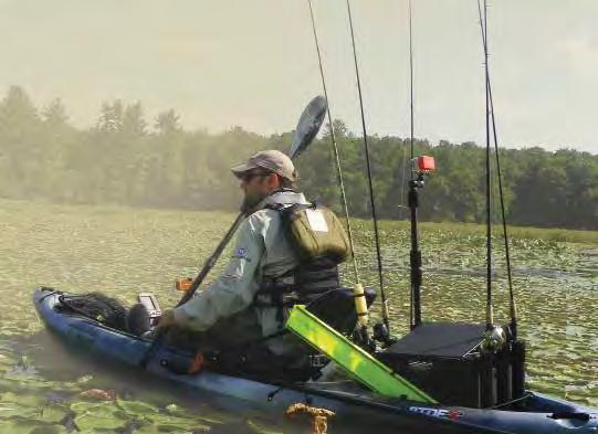 ride 115X X Angler Angler TAKE ANGLING TO THENEXTLEVEL Rudder Ready Rear SlideTrax TM Rigid Carry Phase 3 AirPro Advance Seating System Paddle Groove Hinged, Locking Orbix Midship Hatch Stand Up