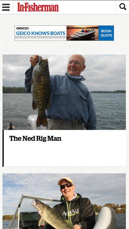 As such, In-Fisherman is uniquely positioned as the leading content provider to freshwater fishing