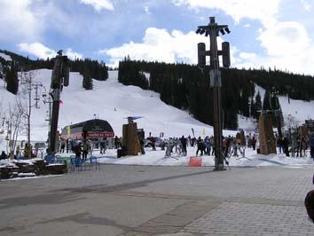 21 Figure 3. Copper Mountain, Colorado. The edge between the plaza and ski slopes is clearly delineated by surface changes at Burning Stones Plaza. Figure 4. Snowbasin Resort, Utah.