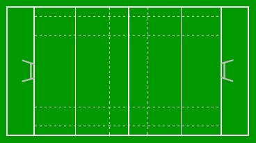 FIELD ZONES The pitch is divided into three zones. Each zone has a corresponding field strategy.