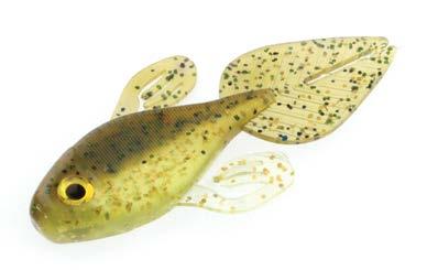 SOFT BAITS-FISHING LURE MOLDS DD GILL The DD Gill (Dying Dinner Gill) is 1 wide at it s widest,.4 thick and has a textured splittable paper thin tail.