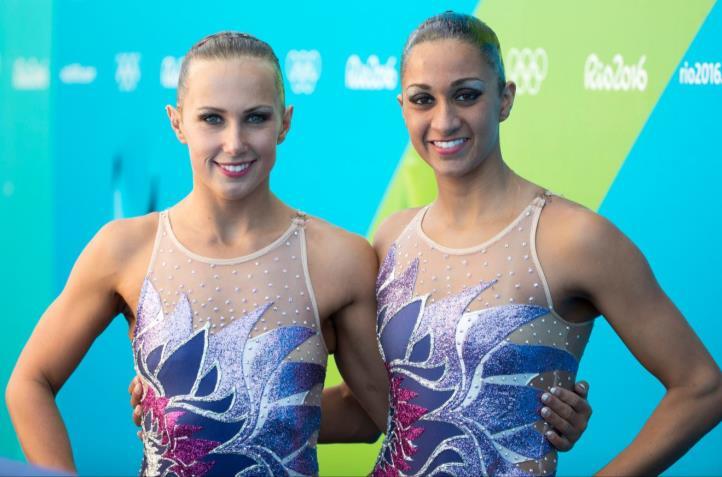 HOW TO MAKE OR BUY ROUTINE SUITS AND HEADPIECES If you google synchronized swimming headpieces or synchronized swimming suits you will find numerous photos, Pinterest Boards and other sites for
