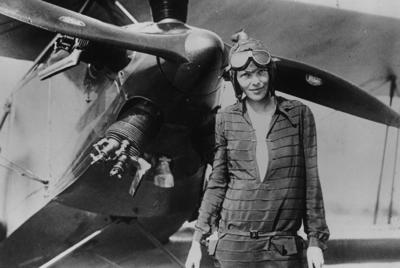 Several notable flights made Earhart a legend.