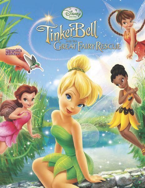 Bell movie. Tinker Bell and the Great Fairy Rescue: Reusable Sticker Book ISBN: 0736426833 Price: $6.