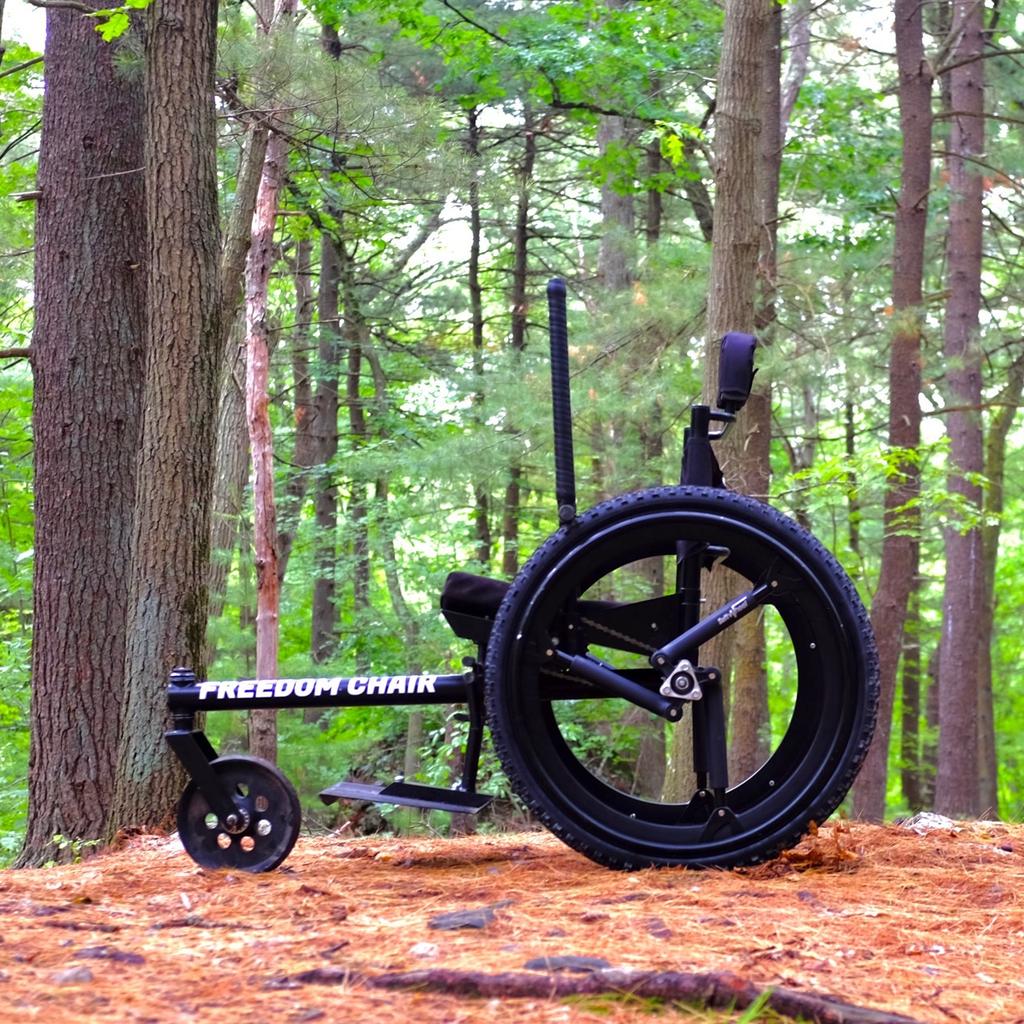 In-wheel suspension The GRIT Freedom Chair Forward, featuring SoftWheels The highest performance off-road wheelchair we've ever built, the GRIT Freedom Chair Forward combines the worldrenowned